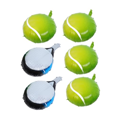 OFFSCH 4 Stück Tennisballon Sport Blau Umwerben Farben Luftballons Rosa Für Party Dekorationen Form Weiß Thematisiert Aufdecken Königlich Glücklich Tischtennis-dekoration Aluminiumfolie OFFSCH 4 Stück Tennisballon Sport Blau Umwerben Farben Luftballons Rosa Für Party Dekorationen Form Weiß Thematisiert Aufdecken Königlich Glücklich Tischtennis-dekoration Aluminiumfolie von OFFSCH