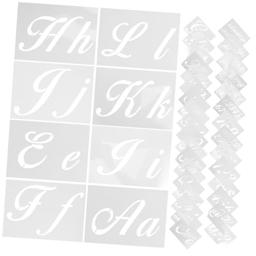 OFFSCH 40 Stück Buchstabenschablonen Große Buchstabenschablonen Zahlen Für Beschriftungen Formvorlagen Skript Kreidetafelschablonen Klein Hohl Waschbar Große Schablonen Von OFFSCH 40 Stück Buchstabenschablonen Große Buchstabenschablonen Zahlen Für Beschriftungen Formvorlagen Skript Kreidetafelschablonen Klein Hohl Waschbar Große Schablonen Von von OFFSCH