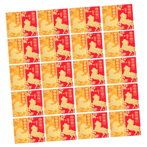 OFFSCH 48 Stück Teiliges Rote Geldumschläge Pferde Jahr Vietnamesische Neujahrsumschläge mit Design Papiermaterial mit Feiner Textur Traditionelle Lai See Hong Bao Umschläge für OFFSCH 48 Stück Teiliges Rote Geldumschläge Pferde Jahr Vietnamesische Neujahrsumschläge mit Design Papiermaterial mit Feiner Textur Traditionelle Lai See Hong Bao Umschläge für von OFFSCH