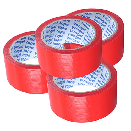OFFSCH 4Rollen Klebeband für Teppichreparaturen Starkes Wasserfestes Stoffband Einfach zu Handhaben für Fliesen für Schnelle Reparaturen von OFFSCH