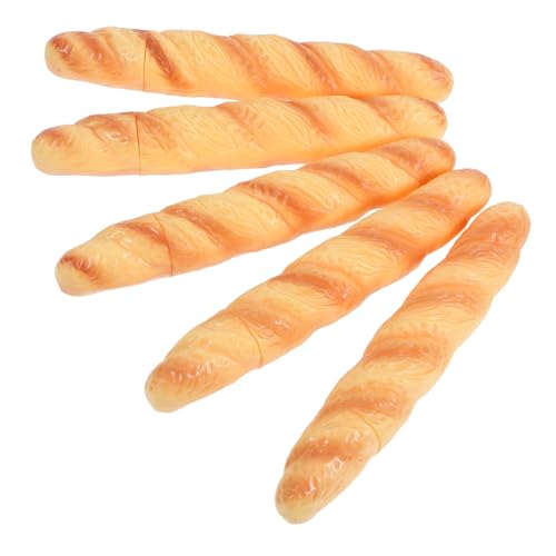 OFFSCH 5 Stück Baguette Kugelschreiber Food Shaped Pen mit Schwarzer Realistische Brotform für Schule Büro Vielseitige Schreibwaren Kreative Geschenkidee OFFSCH 5 Stück Baguette Kugelschreiber Food Shaped Pen mit Schwarzer Realistische Brotform für Schule Büro Vielseitige Schreibwaren Kreative Geschenkidee von OFFSCH