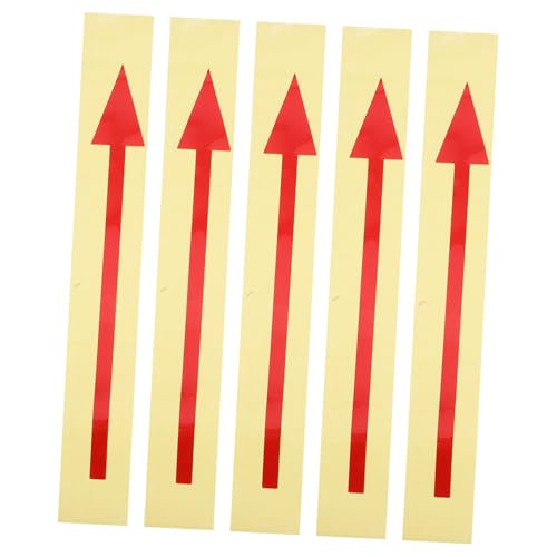 OFFSCH 5 Stück Reflektierender Mailbox -Pfeilaufkleber Wandpfeilmarkierungsabziehbilder Pfeilaufkleber für Wände Reflektierende Pfeilschilder für Straßen PVC rot OFFSCH 5 Stück Reflektierender Mailbox -Pfeilaufkleber Wandpfeilmarkierungsabziehbilder Pfeilaufkleber für Wände Reflektierende Pfeilschilder für Straßen PVC rot von OFFSCH