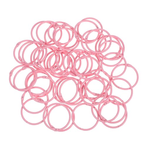 OFFSCH 50 Stück Metall Binder Ringe Innendurchmesser Rosa Vielseitige Karteikarten Ringe für Scrapbooking Notizbücher Schlüsselanhänger Büro Schule und Zuhause OFFSCH 50 Stück Metall Binder Ringe Innendurchmesser Rosa Vielseitige Karteikarten Ringe für Scrapbooking Notizbücher Schlüsselanhänger Büro Schule und Zuhause von OFFSCH