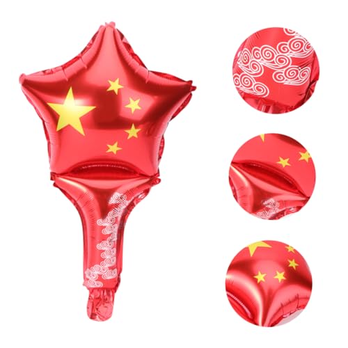OFFSCH 50 Stück Partyzubehör Festivalballons Spielstütze umweltfreundliche Handballons Festival-Handballons Handballons mit Pentagrammmuster Hochwertiges Nylon-Aluminium-Folienmaterial OFFSCH 50 Stück Partyzubehör Festivalballons Spielstütze umweltfreundliche Handballons Festival-Handballons Handballons mit Pentagrammmuster Hochwertiges Nylon-Aluminium-Folienmaterial von OFFSCH