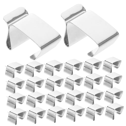 OFFSCH 50Stücke Weihnachtslicht Clips für Außen Gutter Clips zur Befestigung von Lichterketten für Weihnachtsdekoration und Hängende Außenlichter von OFFSCH