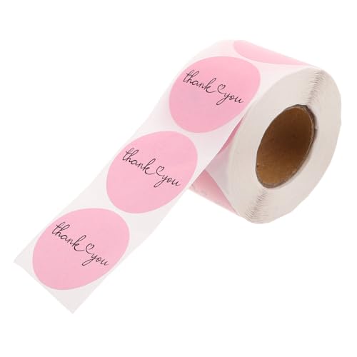 OFFSCH 500 Stück Pinke Thank You Sticker Rund Selbstklebend Für Verpackung Versand Mailer Geschenkboxen Dekoratives Aufkleber Für Kleine Unternehmen Und Geschenkverpackung OFFSCH 500 Stück Pinke Thank You Sticker Rund Selbstklebend Für Verpackung Versand Mailer Geschenkboxen Dekoratives Aufkleber Für Kleine Unternehmen Und Geschenkverpackung von OFFSCH
