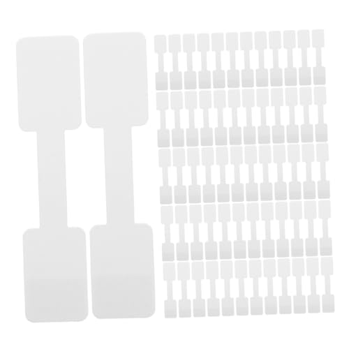 OFFSCH 500 Stück Selbstklebende Schmuck Preisetiketten Weiß Mittlere Rechteckig mit Stark Haftender Rückseite für Ringe Halsketten Armbänder Ohrringe Zubehör OFFSCH 500 Stück Selbstklebende Schmuck Preisetiketten Weiß Mittlere Rechteckig mit Stark Haftender Rückseite für Ringe Halsketten Armbänder Ohrringe Zubehör von OFFSCH
