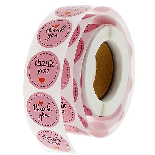 OFFSCH 500Stücke Dankeschön Aufkleber Selbstklebende Etiketten für und Desserts Plate Rückstandsfrei Entfernbar Hochwertige Dekoration von OFFSCH