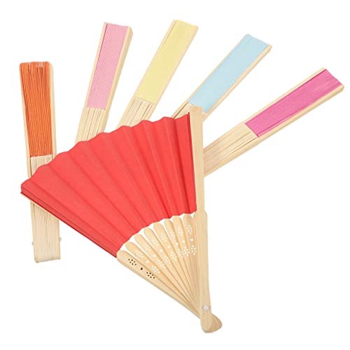 OFFSCH 6 Stück Faltbare Papierfächer für Diy Fächer zum Malen Kreative Bastelarbeit Bunte Handfächer für Partys Hochzeiten und Dekoration für Kinderzimmer und OFFSCH 6 Stück Faltbare Papierfächer für Diy Fächer zum Malen Kreative Bastelarbeit Bunte Handfächer für Partys Hochzeiten und Dekoration für Kinderzimmer und von OFFSCH