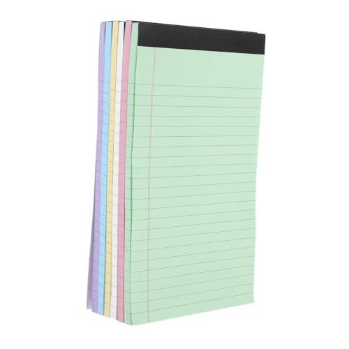 OFFSCH 6 Stück Ruled Tear Off Notizblöcke Abreißbare Notizpads für Aufgabenverfolgung Zielsetzung und Notizen und Tragbar für Schule und Büro Weiß Gelb Grün Blau OFFSCH 6 Stück Ruled Tear Off Notizblöcke Abreißbare Notizpads für Aufgabenverfolgung Zielsetzung und Notizen und Tragbar für Schule und Büro Weiß Gelb Grün Blau von OFFSCH