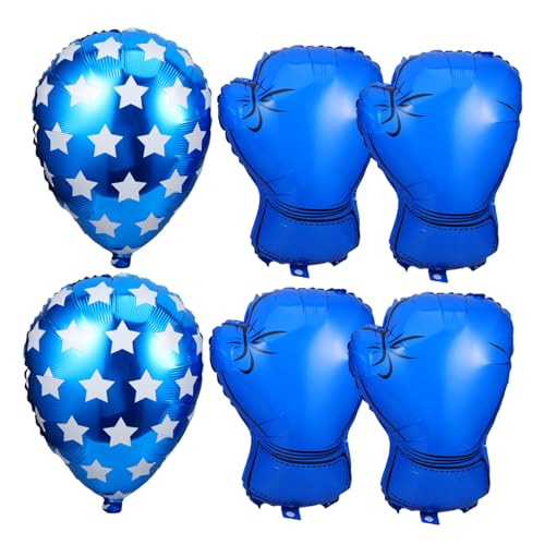 OFFSCH 6 Stück Teiliges Boxhandschuh Ballons aus Elastischem Material Aufblasbare Partydekoration für Jungengeburtstag Wrestling und Boxthemen Leicht und Vielseitig für Innen und OFFSCH 6 Stück Teiliges Boxhandschuh Ballons aus Elastischem Material Aufblasbare Partydekoration für Jungengeburtstag Wrestling und Boxthemen Leicht und Vielseitig für Innen und von OFFSCH
