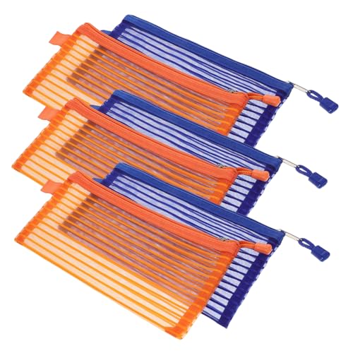 OFFSCH 6 Stück Teiliges Bunte Dokumententaschen mit Reißverschluss aus Polyester und Aluminiumlegierung Große Kapazität Verschleißfest als Organizer für Schüler Lehrer und Bürobedarf OFFSCH 6 Stück Teiliges Bunte Dokumententaschen mit Reißverschluss aus Polyester und Aluminiumlegierung Große Kapazität Verschleißfest als Organizer für Schüler Lehrer und Bürobedarf von OFFSCH