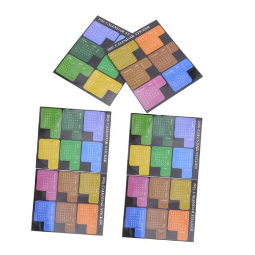 OFFSCH 6 Stück Teiliges Kalender-aufkleber mit Selbstklebenden Monats-register-tabs für Planer Notizbuch Journal Vielseitige Index-etiketten zur Übersichtlichen Terminplanung und OFFSCH 6 Stück Teiliges Kalender-aufkleber mit Selbstklebenden Monats-register-tabs für Planer Notizbuch Journal Vielseitige Index-etiketten zur Übersichtlichen Terminplanung und von OFFSCH