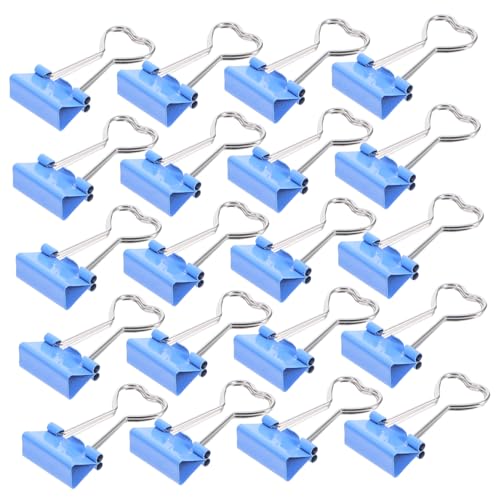 OFFSCH 60 Stück Metall Büroklammern Herzförmig Hollow Out Mini Binder Clips für Schule und Büro Leicht Tragbar Starker Halt zum Organisieren Kleiner Dokumente Blau OFFSCH 60 Stück Metall Büroklammern Herzförmig Hollow Out Mini Binder Clips für Schule und Büro Leicht Tragbar Starker Halt zum Organisieren Kleiner Dokumente Blau von OFFSCH