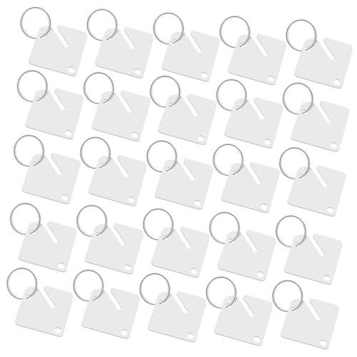 OFFSCH 60 Stück Teiliges Acryl Schlüsselanhänger Blanko Schlüsselkennzeichnungen mit Split Ringen Wetterbeständig Vielseitig Beschriftbar für Schlüssel Gepäck Lagerung und OFFSCH 60 Stück Teiliges Acryl Schlüsselanhänger Blanko Schlüsselkennzeichnungen mit Split Ringen Wetterbeständig Vielseitig Beschriftbar für Schlüssel Gepäck Lagerung und von OFFSCH