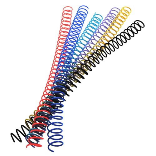 OFFSCH 6st Loseblattordner Kreise Spiralförmige Binderücken Ringordner Für Lose Blätter Farbige Lose Blattringe Drahtring Notebook-ring Selber Machen Buchbinderringe Selber Machen Plastik OFFSCH 6st Loseblattordner Kreise Spiralförmige Binderücken Ringordner Für Lose Blätter Farbige Lose Blattringe Drahtring Notebook-ring Selber Machen Buchbinderringe Selber Machen Plastik von OFFSCH