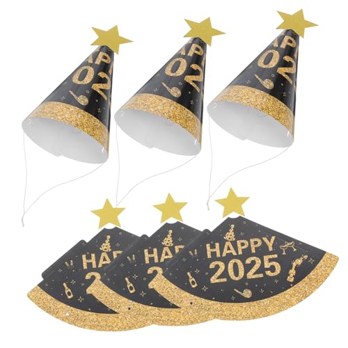 OFFSCH Silvester-papierkappe 6-teilig Partyhut Für Erwachsene Frohes Neues Jahr-thema Und Papierdesign OFFSCH Silvester-papierkappe 6-teilig Partyhut Für Erwachsene Frohes Neues Jahr-thema Und Papierdesign von OFFSCH