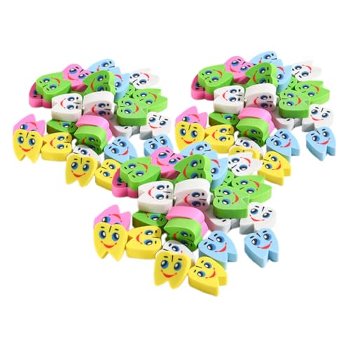 OFFSCH 70 Stück Bunte Pack Zahnradiergummis für Kawaii Radierer für Schule Büro und Zuhause Vielseitig Einsetzbar Unterhaltsame Form Fördert von OFFSCH