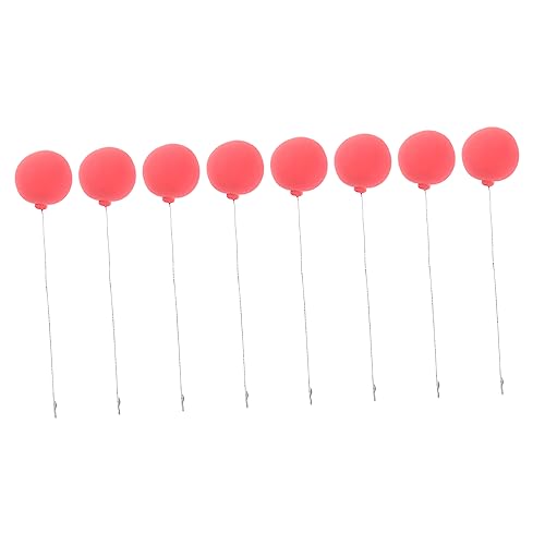 OFFSCH 8 Stück Puppenhaus Miniatur Ballon Realistische Mini Luftballons für Garten Landschaftsdeko Geeignet für Miniaturgärten und Terrarien Farblich Zufällig Zufällige von OFFSCH