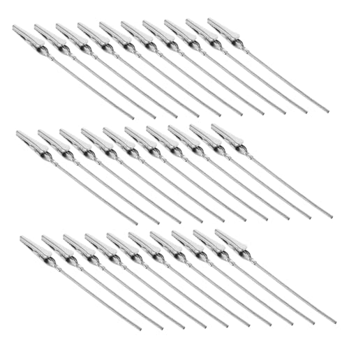 OFFSCH 80 Stück Stahl-draht Clip Kartenhalter Memo-clip mit Sicherem Griff Praktisch Leicht für Büro Party DIY Dekoration Stabiler Kartenhalter aus Langlebigem Stahl für Fotos und Notizen von OFFSCH