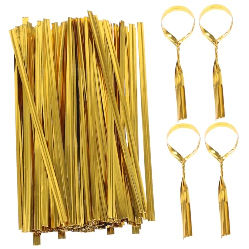 OFFSCH 800 Stk. Goldene Twist Ties Stabile Brot und Süßigkeit Beutelverschlüsse Festhaltende Geschenkband Bindungen für Party und Geschenkverpackungen Vielseitig Einsetzbar OFFSCH 800 Stk. Goldene Twist Ties Stabile Brot und Süßigkeit Beutelverschlüsse Festhaltende Geschenkband Bindungen für Party und Geschenkverpackungen Vielseitig Einsetzbar von OFFSCH