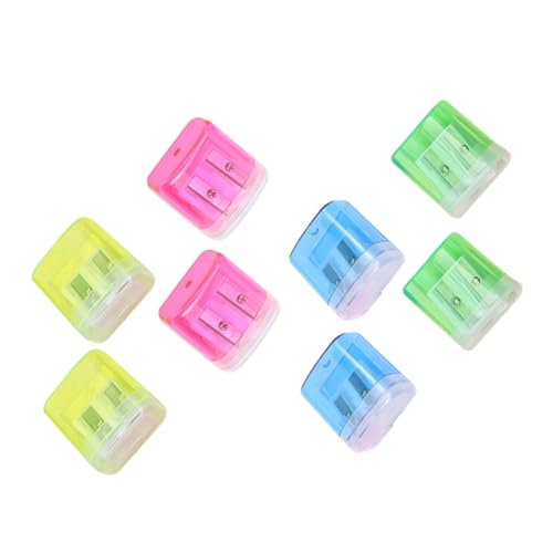 OFFSCH 8Stücke Hand Bleistiftspitzer Manuelle Doppelte Transparent für Schule und Bürobedarf Einfache Handhabung und Langlebig OFFSCH 8Stücke Hand Bleistiftspitzer Manuelle Doppelte Transparent für Schule und Bürobedarf Einfache Handhabung und Langlebig von OFFSCH