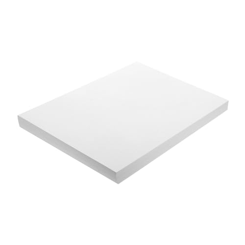 OFFSCH 90 Blatt Weißer Dicker Karton Leere Notizkarten Aquarellpapier Einladungspapier Kartonpapier Weißes Kartonpapier Weißes Druckerpapier Visitenkarten Leer Weißer Karton Weiß von OFFSCH