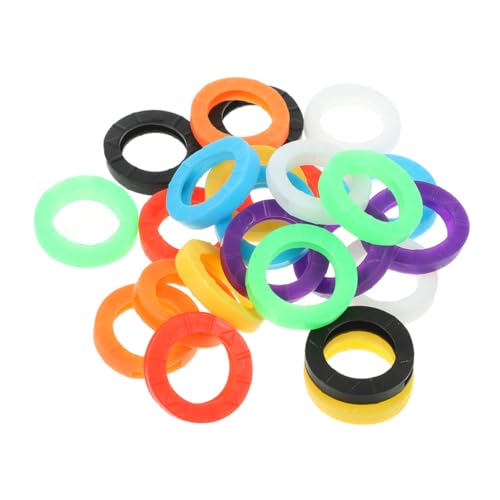 OFFSCH 96 Stück Teiliges Farbcodiertes Silikon-schlüsselkappen- Runde Türschlüssel-abdeckungen Weiche Dehnbare Key Caps für Einfache Organisation Identifikation und Schutz von OFFSCH 96 Stück Teiliges Farbcodiertes Silikon-schlüsselkappen- Runde Türschlüssel-abdeckungen Weiche Dehnbare Key Caps für Einfache Organisation Identifikation und Schutz von von OFFSCH