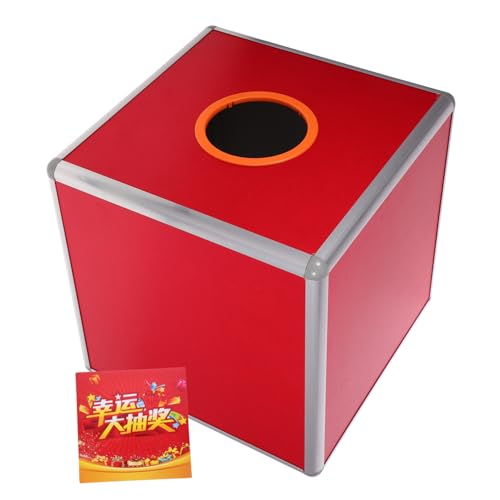 OFFSCH Aluminiumlegierung Spenden Lotteriebox Mehrzweck Aufbewahrungsbehälter für Beiträge Fundraising Sichere Aufbewahrung von Briefen und Geld Robust und Farblich von OFFSCH