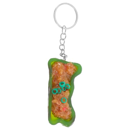 OFFSCH Anhänger Charms Für Taschen Rucksack Charms Taschen Charms Für Tragetaschen Ästhetischer Schlüsselanhänger Süße Taschen Charms Schlüsselanhänger Mit Lebensmittel Imitation von OFFSCH