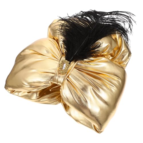 OFFSCH Arabischer Prinzenhut mit Dekorativem Schmuck Stilvoller Kopfschmuck für Halloween Maskenpartys Langlebiges Kostüm-accessoire für Arabian-themen und Bühnenauftritte von OFFSCH