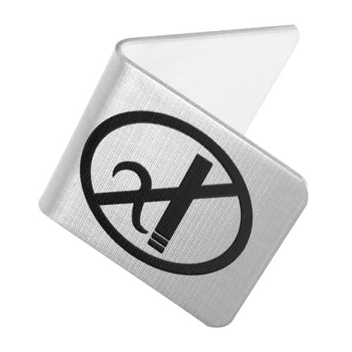 OFFSCH Aufsteller Für Schilder Edelstahl Tischschild „rauchen Verboten Hochwertiges Warnschild Für Den Innen Und Außenbereich Nichtraucher Hinweis Für Restaurants Café Und Zuhause Wetterfest Und OFFSCH Aufsteller Für Schilder Edelstahl Tischschild „rauchen Verboten Hochwertiges Warnschild Für Den Innen Und Außenbereich Nichtraucher Hinweis Für Restaurants Café Und Zuhause Wetterfest Und von OFFSCH