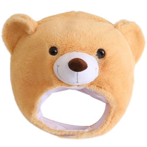 OFFSCH Halloween Cosplay Hut Bär Form Plüsch Kopfbedeckung Party Kostüm Foto Prop Pp Baumwolle Material Karneval Dress up von OFFSCH