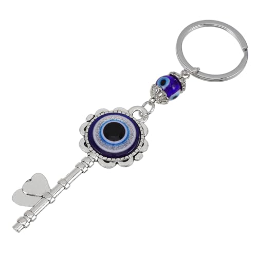 OFFSCH Blauer Evil Eye Schlüsselanhänger Anhänger Modisch Leicht Tragbar Langlebig Schmuck Auto Tasche Geschenk Valentinstag Geburtstag von OFFSCH