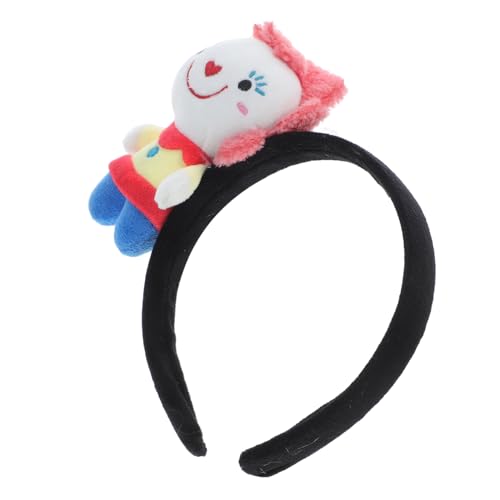 OFFSCH Bezauberndes Clown-stirnband Weiche Plüsch-kopfbedeckung Clown-maske Für Halloween-kostüme Geburtstagsfeiern Foto-requisiten Für Mädchen von OFFSCH