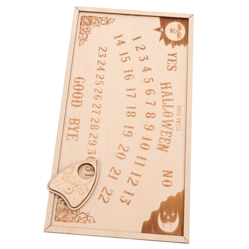 OFFSCH Countdown -Vorstand Halloween-Countdown-Tafel Halloween-Kalender- Adventskalender für Mädchen Countdown-Halloween-Kalender Weihnachts-Countdown für Wandkalender Holz von OFFSCH