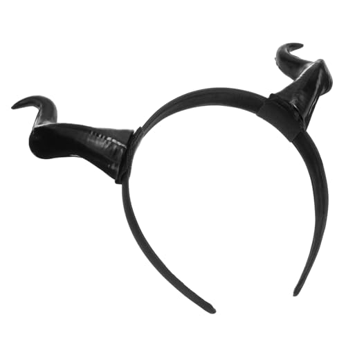 OFFSCH Dämonen-haarreif mit Teufelshörnern Leichtes Party-horn-haarschmuck-accessoire aus PP für Frauen Vielseitig für Halloween Karneval Kostümfest und Bühnenauftritte Geeignet von OFFSCH