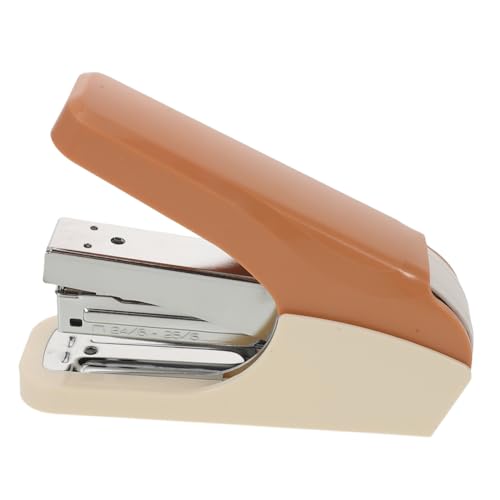 OFFSCH Desktop Hefter Heavy Duty Handhefter mit -finger-bedienung Tragbarer Buchbindemaschine für Schule Büro Kompakte Platzsparende Bindegeräte für Dicke Papierstapel von OFFSCH