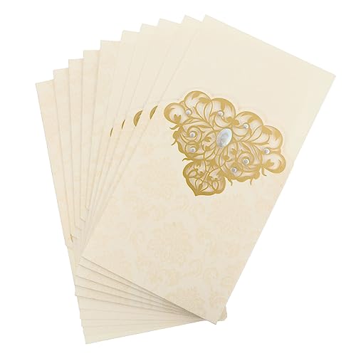 OFFSCH Elegante Diamant-einladungen Zur Hochzeit 10 Stück Hohlkarten Druck Für Besondere Anlässe von OFFSCH