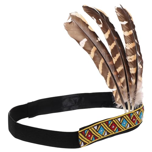 OFFSCH Federkopfschmuck Party Stirnbänder Kopfschmuck Tribal Perlen Kostüm Kopfbedeckung Federhaarband Federkopf Dekor Stirnband Federdekor Federkopfbedeckung Karnevals OFFSCH Federkopfschmuck Party Stirnbänder Kopfschmuck Tribal Perlen Kostüm Kopfbedeckung Federhaarband Federkopf Dekor Stirnband Federdekor Federkopfbedeckung Karnevals von OFFSCH