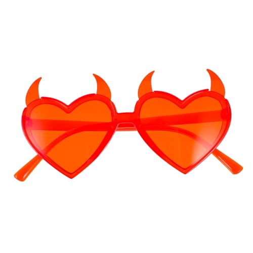 OFFSCH Gastgeschenke Zum Thema Valentinstag Trendige Sonnenbrille Geformt Randlose Partybrille Herz Uv Farbig Foto-requisiten Zum Thema Valentinstag Gläser Tragen Urlaub Blau Stk Rot von OFFSCH