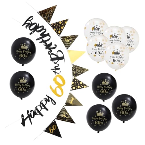 OFFSCH Geburtstag Dekoration Schwarz Gold Party Deko mit Luftballons und Banner Indoor Outdoor Geburtstagsdeko für Wohnzimmer Schlafzimmer Komplettset für Stilvolle Festgestaltung OFFSCH Geburtstag Dekoration Schwarz Gold Party Deko mit Luftballons und Banner Indoor Outdoor Geburtstagsdeko für Wohnzimmer Schlafzimmer Komplettset für Stilvolle Festgestaltung von OFFSCH