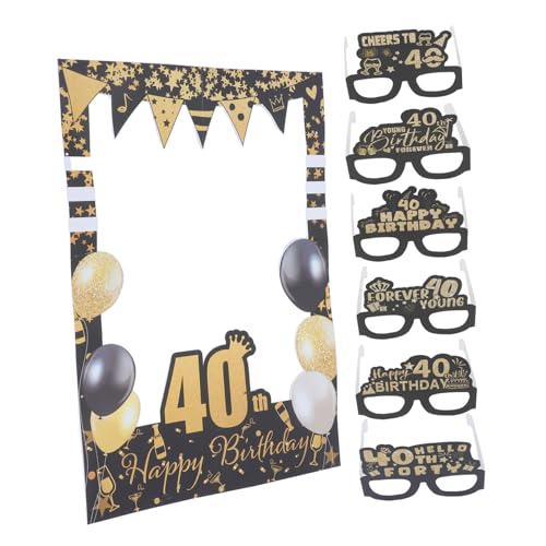 OFFSCH Geburtstag Foto Requisiten Set Glitzernde Papiereyewear Brille und für Lustige Dekorationen Brillen und Foto für Geburtstagsfeiern Aller Altersgruppen OFFSCH Geburtstag Foto Requisiten Set Glitzernde Papiereyewear Brille und für Lustige Dekorationen Brillen und Foto für Geburtstagsfeiern Aller Altersgruppen von OFFSCH