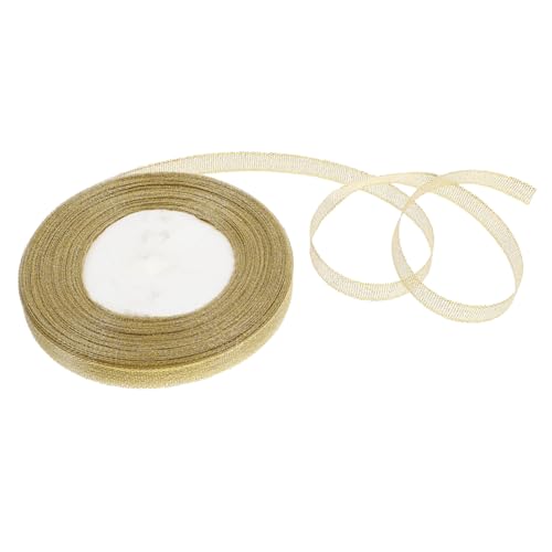 OFFSCH Goldglitzer Geschenkband Breit Langlebiges Jacquard Partyband Flexibles Dekoband für Hochzeiten Geburtstage Blumenarrangements und DIY Bastelprojekte OFFSCH Goldglitzer Geschenkband Breit Langlebiges Jacquard Partyband Flexibles Dekoband für Hochzeiten Geburtstage Blumenarrangements und DIY Bastelprojekte von OFFSCH
