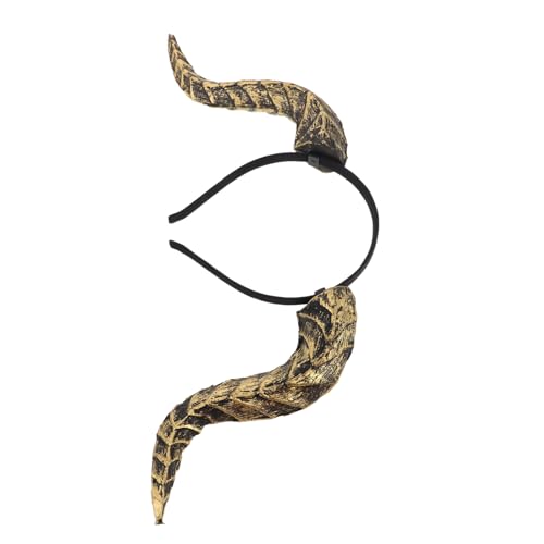 OFFSCH Halloween Gothic Teufel Horn Stirnband mit Abnehmbaren Hörnern Komfortables Cosplay-accessoire für Kostümpartys Vielseitig für Halloween Themen Karnevalsfeiern Diy-verstellbar von OFFSCH