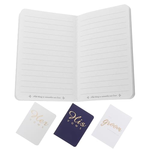 OFFSCH Hochzeitsgelübde Buch Weiß Modern Romantisch Vow Cards Dekobuch Für Hochzeit Verlobung Jubiläum Party Geschenkidee OFFSCH Hochzeitsgelübde Buch Weiß Modern Romantisch Vow Cards Dekobuch Für Hochzeit Verlobung Jubiläum Party Geschenkidee von OFFSCH