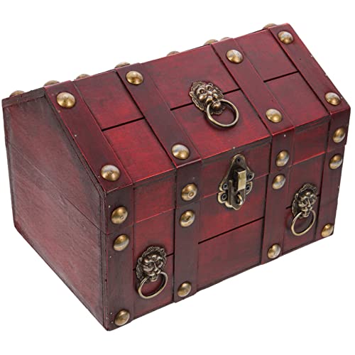 OFFSCH Holz Schmuckbox Vintage Aufbewahrungskiste mit Deckel Dekorative Schmuckschatulle für Ohrringe Halsketten und Andenken Retro Stil Schmuck Organizer Holz Aufbewahrungsbox für Schätze OFFSCH Holz Schmuckbox Vintage Aufbewahrungskiste mit Deckel Dekorative Schmuckschatulle für Ohrringe Halsketten und Andenken Retro Stil Schmuck Organizer Holz Aufbewahrungsbox für Schätze von OFFSCH