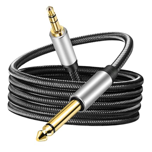 OFFSCH Klinkenkabel Vergoldetes Audiokabel für Gitarre und Mischpulte Langlebig Verzerrungsfreier für Musiker und Audio Enthusiasten von OFFSCH