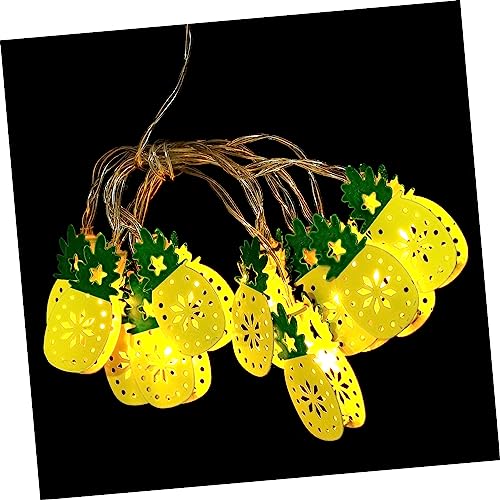 OFFSCH LED Lichterkette Ananas Leds Warmweiß Dekorative Zimmerbeleuchtung für Schlafzimmer Wohnzimmer Innen Stilvolle Raumdekoration Energiesparende von OFFSCH