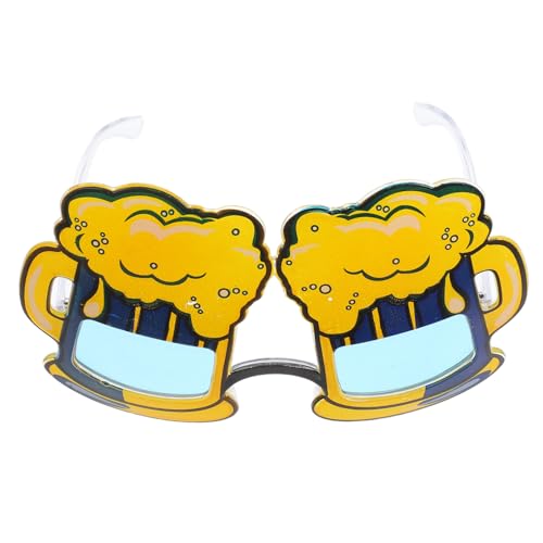 OFFSCH Lustige Bierglas sonnenbrille für Oktoberfest Partybrillen Spaßbrille Dekorative Foto requisiten Leicht und Bequem für Karneval und Feierlichkeiten von OFFSCH